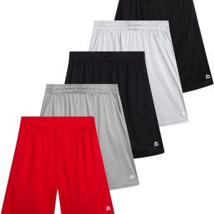 Kids Basketball Mesh With Pockets Shorts