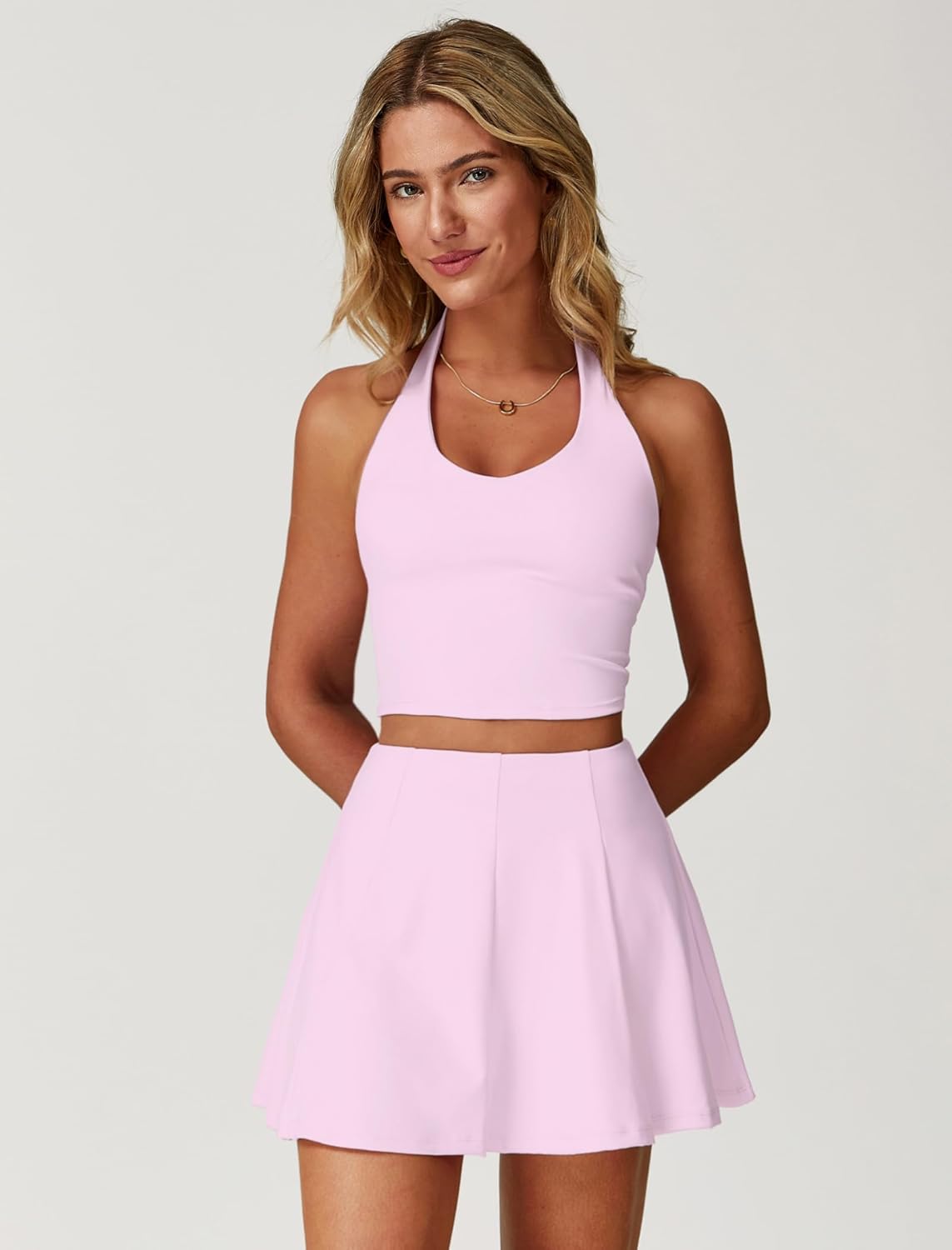 Women / Men Golf High-Waisted Sleeveless With Pockets Shorts - Image 2
