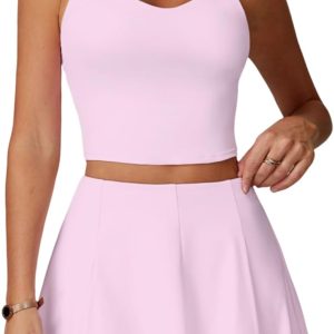 Women / Men Golf High-Waisted Sleeveless With Pockets Shorts