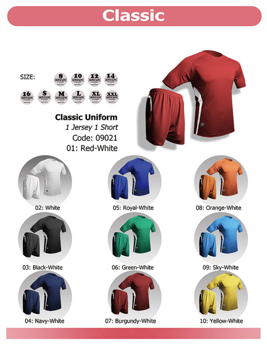Classic Uniform Set Football Teamwear Set