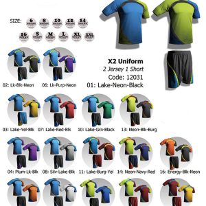 XTwo 2 Match Shirts & 1 Short