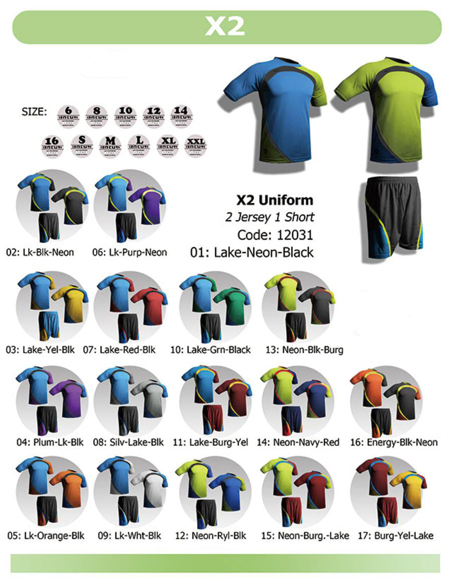 XTwo 2 Match Shirts & 1 Short