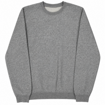Heather Gray Long-Sleeve Crewneck Sweatshirt