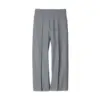 Grey Wide Leg Straight Trousers